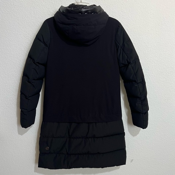 Lululemon Cold As Fluff Black Hooded Parka *Subzero 5 Pocket Size 6 - Picture 7 of 16